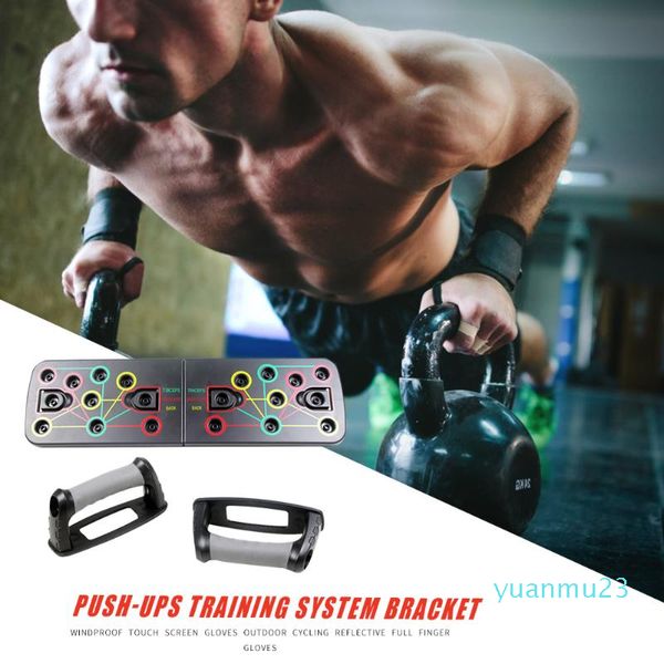 Talimat Baskı Vücut Geliştirme Fitness Egzersiz Araçları ile Toptan-Push Up Kurulu Erkekler Kadınlar Şınav Çekme GYM Vücut Eğitim İçin Standlar