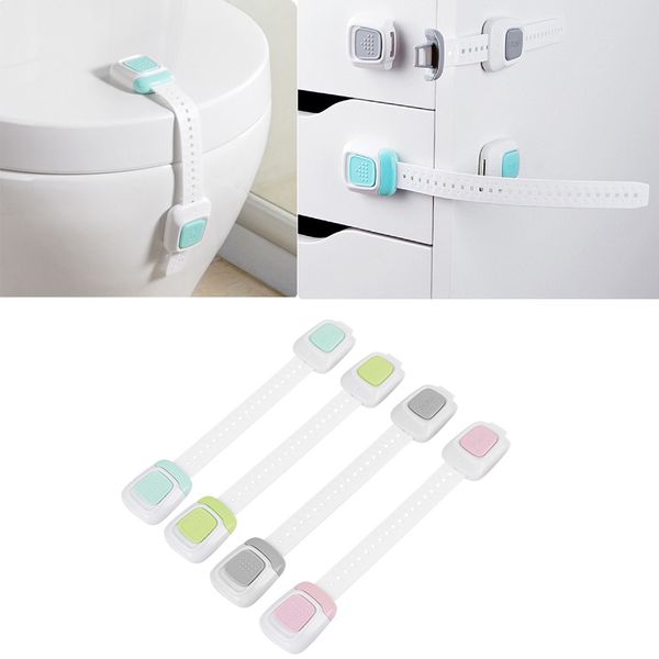 

children's safety lock double button multifunctional drawer cabinet refrigerator safety lock baby safety products high quality