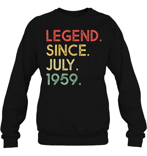 

мужчины толстовка с июля 1959 урожай версия женщин streetwear, Black