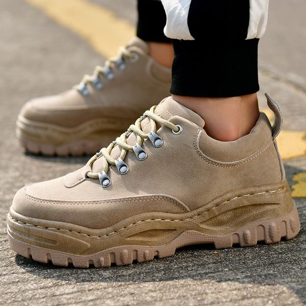 

outdoor hiking shoes high men help boots antiskid men shoes, Black