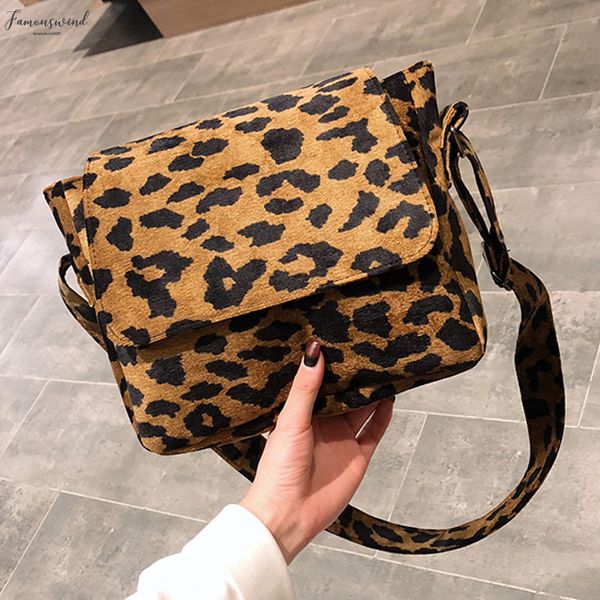 

2020 леопардовый урожай женщины малый crossbody сумка день вельвет высокого качества мини сумки женщин сумки на ремне сумки leopard женский