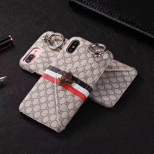

luxury envelope card package leather phone case for iphone x xr xs max 7 8 6 6s plus 7plus 11 pro bag back cover