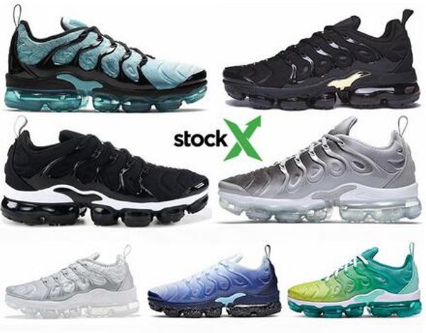 

big size 13 tn sneakers 2020 black golden bumblebee ice blue star tn plus running shoes with stock x racer blue tns men women trainers 36-47