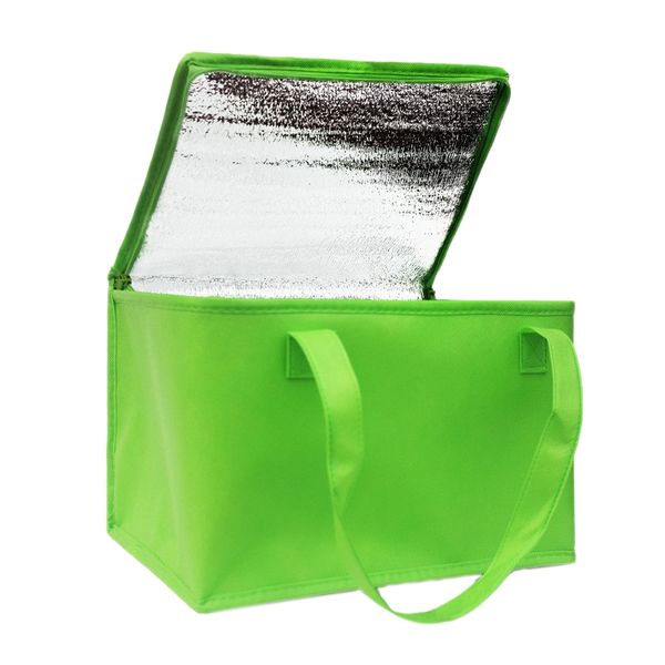 

foldable large cooler bag portable cake insulated bag aluminum foil thermal box waterproof ice pack lunch box delivery