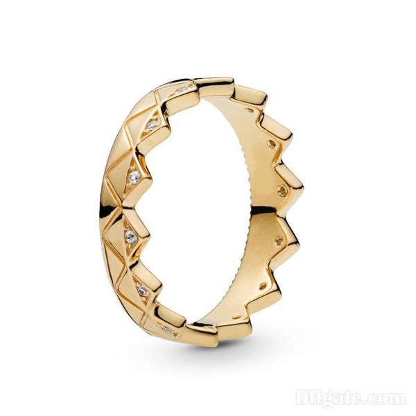 

обручальные кольца 2019 new прибытие женщин mens 18k золотое кольцо установить оригинальную коробку для пандоры стерлингового серебра 925 ex, Slivery;golden