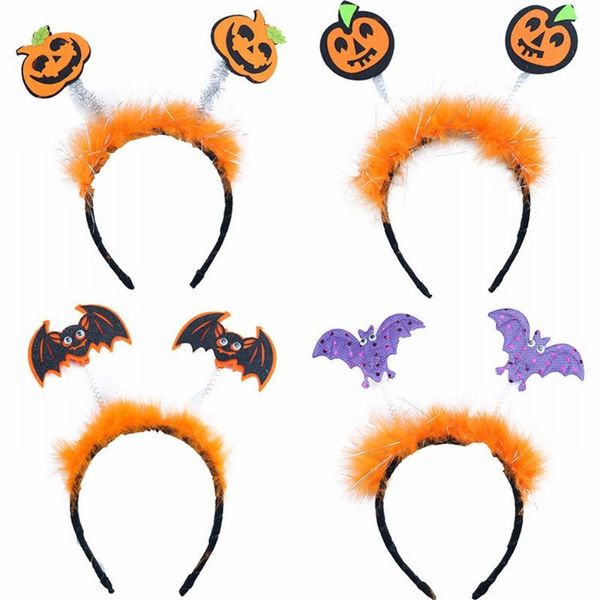 

1pcs halloween hairband hair hoop party ornaments cosplay hair bands girls masquerade performance headband kids accessories, Slivery;white