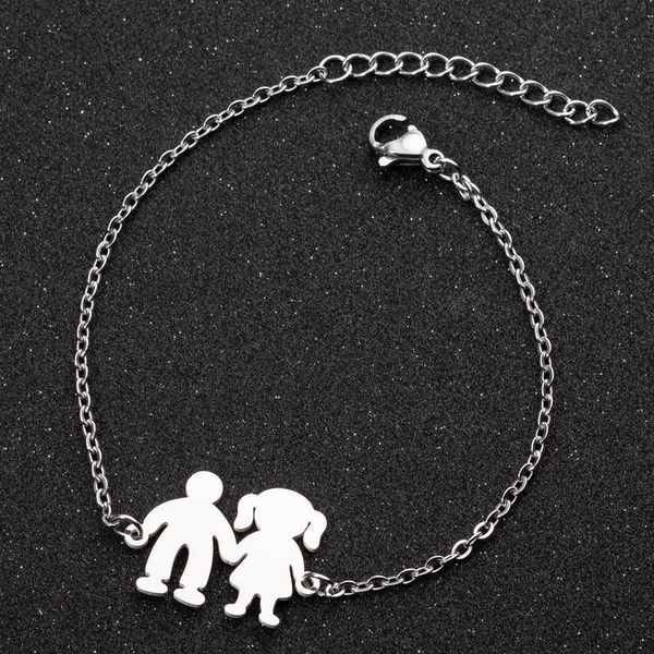 

couple bracelet stainless steel adjustable bracelets gifts for women friendship bracelet accessories on hand gold silver jewelry, Golden;silver