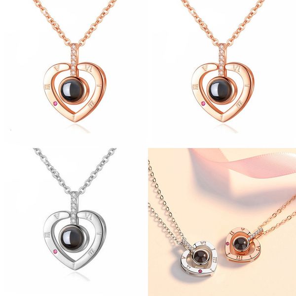 

the of the moon gift necklace peach love clavicle chain woman love gold necklaces for women buddha charm mens necklaces turkish jewelry, Silver