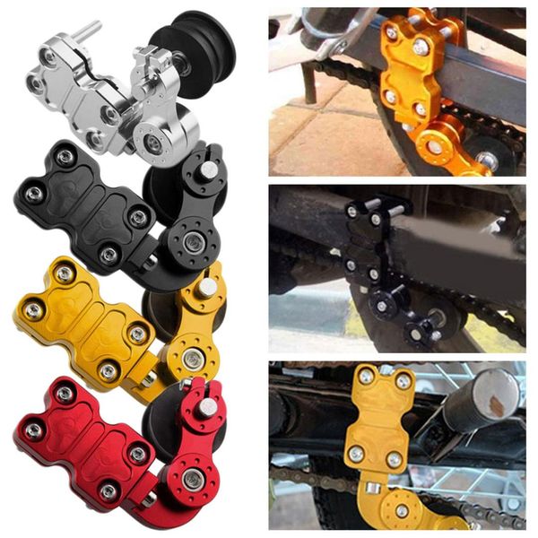 

black silver universal aluminum adjuster chain tensioner roller for motorcycle /chopper atv motorcycle modified accessories