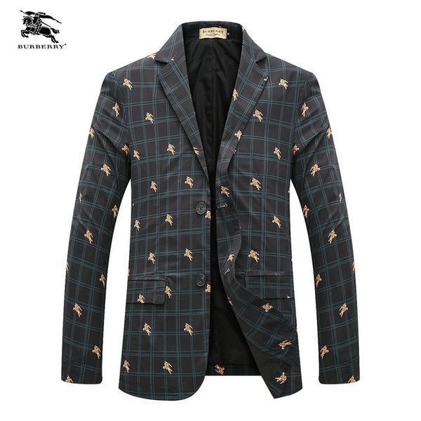 

burberri british brand suit mens designer jacket luxury business jacket suit jacket fashion slim parka boutique casual jackets, White;black