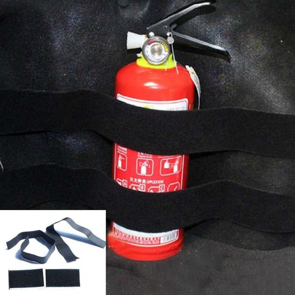 

new arrival 2pcs car trunk store content bag rapid fire extinguisher holder safety strap kit m27