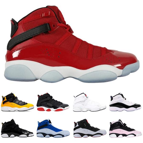 

2019 New AirИорданияРетро 6 Ring 6s Bred Мужчины Баскетбольные кроссовки такси Concord Space Jam Aqu
