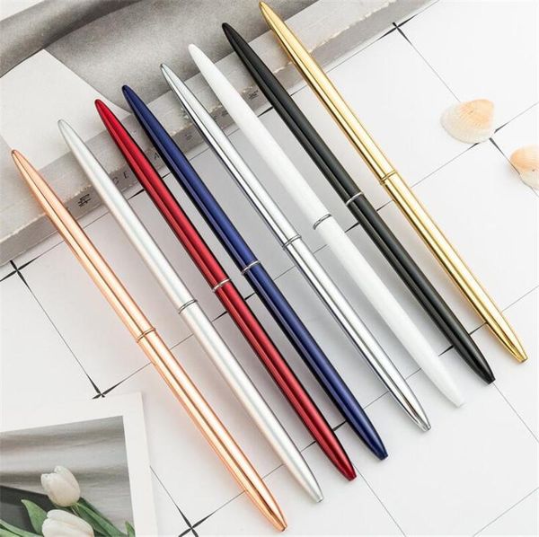 

1pcs metal ballpoint pen vintage ball point pen for for business writing gifts office school supplies customize logo, Blue;orange