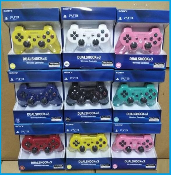 

DHL Новый беспроводной контроллер Bluetooth игры для PS3 2,4 ГГц PlayStation CONTROLE контролеров качества топ с розничной коробкой