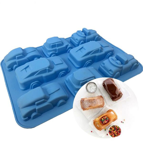 

1 piece car mold mold silicone cake cake tools baking tools bakeware tool