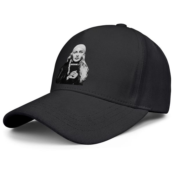 

men's and women's baseball caps cricket novelty blank fashion trucker hat madonna new album madame x madonna logo madame, Blue;gray