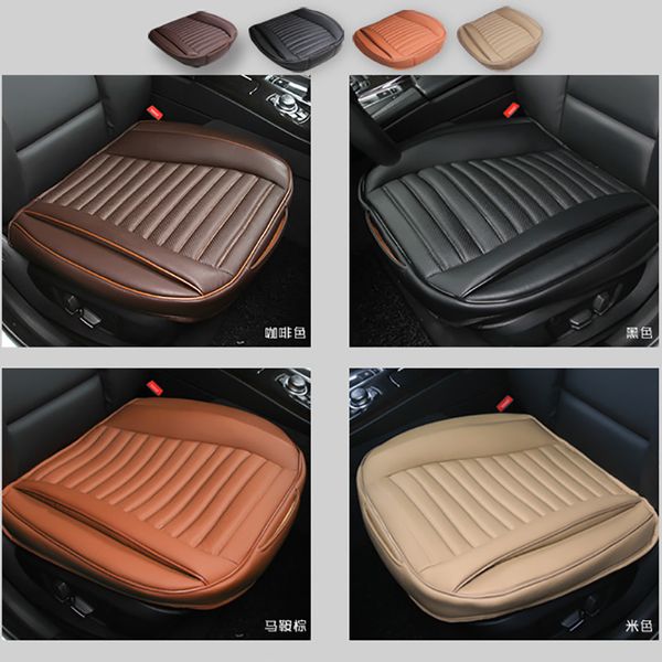 

3d leather car seat cushion single driver seat cover for all sedan four season general mat protector car-styling automobile