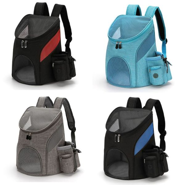 

breathable pet cat carrier puppy travel bag mesh backpack for walking