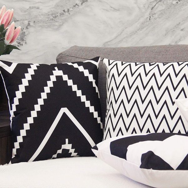 

decorative pillowcase pillowcase is only suitable for sofa, sofa or bed cover 4 pieces 45x45 cm modern quality design pillow case