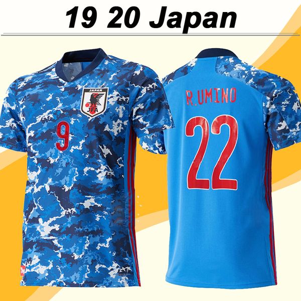 

2019 japan national team okazaki kagawa mens soccer jerseys new honda hasebe nagatomo home blue football shirts uniforms top, Black;yellow
