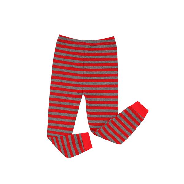 

tinoluling 2018 new red-gray stripes kids christmas pajamas baby sleepwear children green and white stripes pijamas for 1-8 year, Blue;red