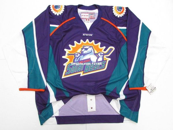 

Cu tom orlando olar bear echl ice hockey jer ey purple pro ccm hockey jer ey 5xl