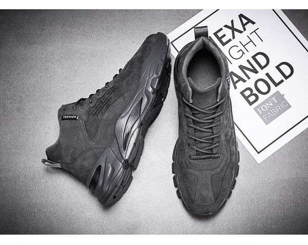 

2020 fashion casual shoes four seasons shoes sports men shoes waterproof leather surface non slip soft bottom black/white/yellow q1121