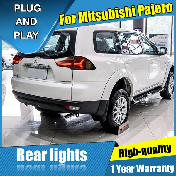 

4pcs car styling for mitsubishi pajero taillights 2011-2018 for pajero led tail lamp+turn signal+brake+reverse led light