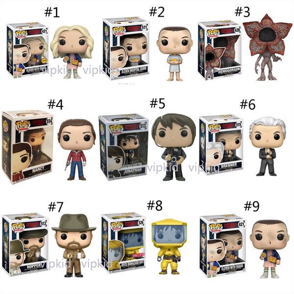 

11 стиль funko pop странные вещи сезон 3 игрушки новый телесериал одиннадцать demogorgon пвх модель куклы подарки игрушки b1