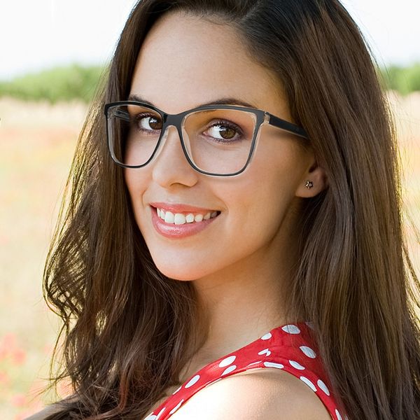 

blue-ray women's frame square plain glasses pin cp glasses frame 2015, Silver