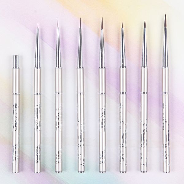 

one piece sba-2063liner synthetic hair nail gel varnish makeup cosmetic brush for a manicure, Yellow