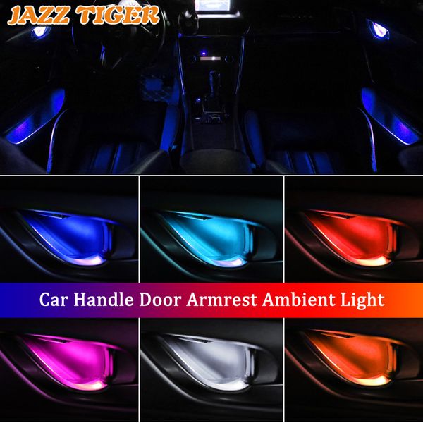 

4pcs ambient light car interior inner door bowl handle armrest light atmosphere for great wall haval h1 h2 h5 h6 h7 h8 h9