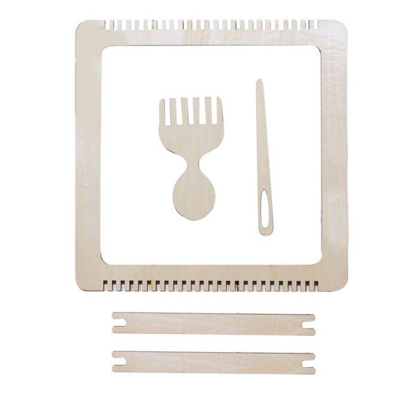 

многофункциональный деревянный ткацкий станок diy вязать ткацкий станок ручного вязания игрушек швейные аксессуары пяльцы, Black