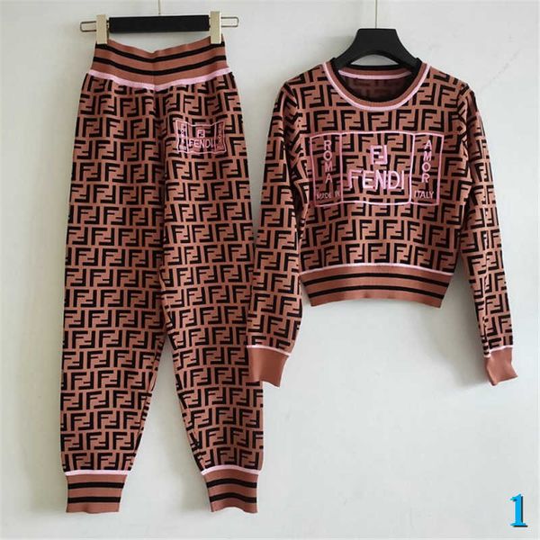 

женская дизайнерская костюмы 2019 марка письмо печать вышивки эластичность свитер luxury thin сыпучие два бюстье размер s-l wholesale1, White