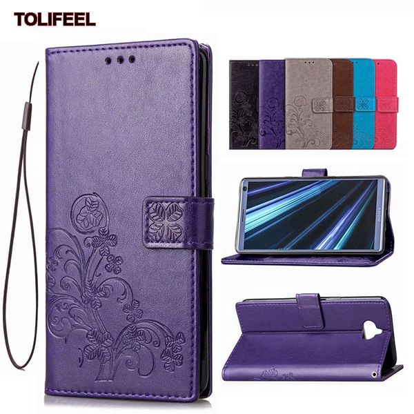 

Для Sony Xperia XZ1 XZ2 XZ3 XZ4 XA1 XA2 XA3 Ультра 10 Плюс Магнитный PU Кожаный Чехол Флип Кошелек с т