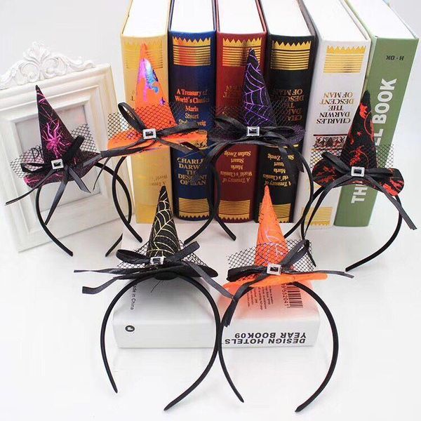 

взрыв модели хэллоуин украшения призрак тыквы остроконечная шляпа головной убор детская голова пряжка школа партия производительность реквиз