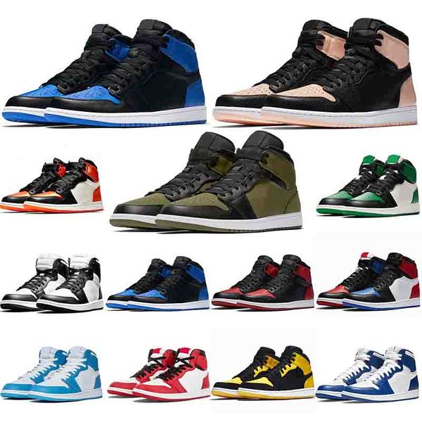 

brand 1 1s basketball shoes stock x sneakers for mens womens sport olive canvas crimson tint unc chicago fashion trainers