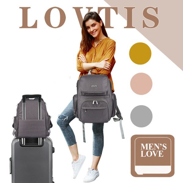 

new daddy travel shoulder backpack men business bag newborn baby nappy changing diaper bag milk bottle insulation for 24 hours