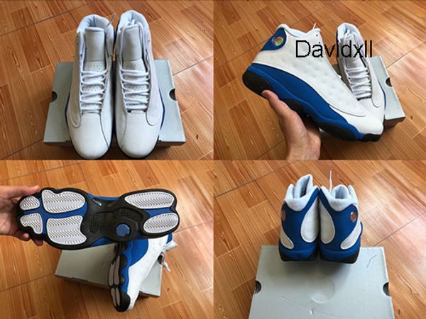 

с box new mens и женская jord * n баскетбол обувь кроссовки для мужчин и женщин 13s black cat chicago hyper royal bred high