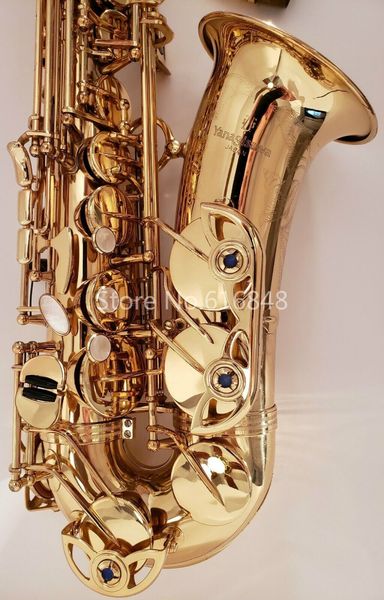 

yanagisawa a-990u alto saxophone brass gold lacquer e flat musical instruments eb tune sax with mouthpiece nylon case