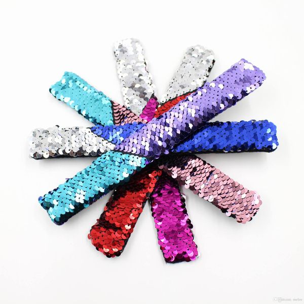 

браслет 28styles new mermaid юникорн реверсивный пришивания браслеты шарма блестки пощечину браслет ремешок ремешок магия для малышей мальчи, Slivery;white