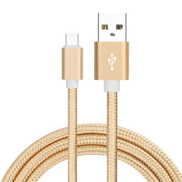 

new nylon knitting aluminum usb 3.1 type-c cable 1.5m