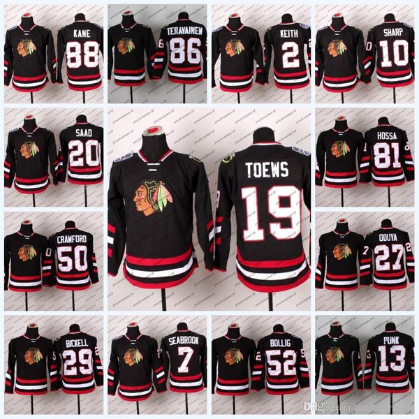 

Youth 2014 Stadium Series Chicago Blackhawks 19 Jonathan Toews 81 Marian Hossa 88 Patrick Kane 50 Corey Crawford Hockey Jerseys