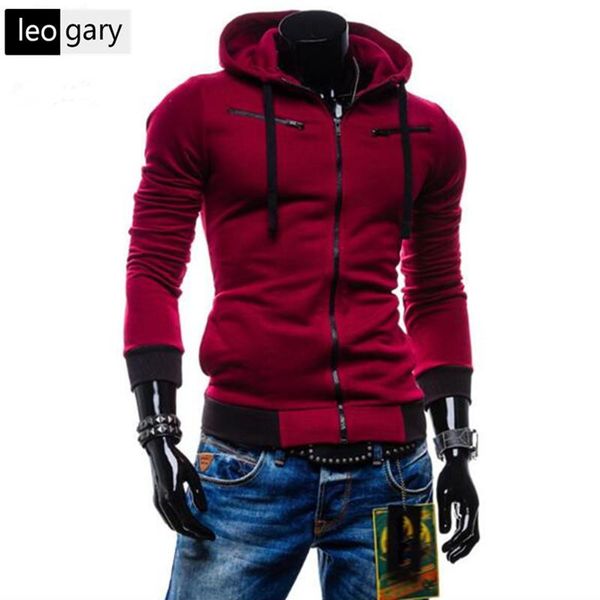 

cardigan men hoodies jacket brand clothing fashion hoodies man casual slim hoody sweatshirt sportswear zipper hoodie, Black