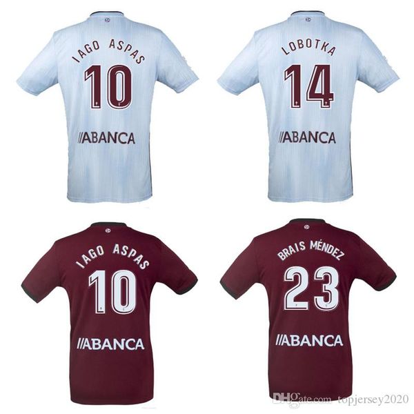 

thai 19 20 celta de vigo soccer jerseys bongonda football shirt 2019 2020 celta vigo jersey hernandez iago aspas camisas de futebol, Black;yellow