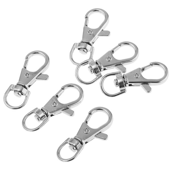 

40pcs vintage key chain lobster clasp claw swivel snap hook, Golden;white