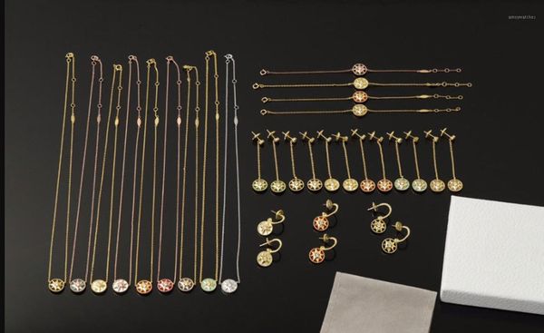 

european jewelry 925 pure silver rose des vents series bracelet women jewelry accessories gift1, Golden;silver