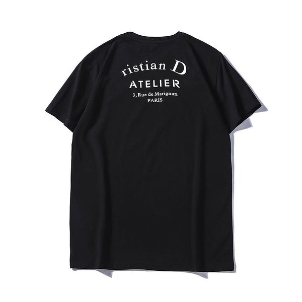 

new brand design letter printing leisure simple women t-shirts summer o-neck t shirt for women fashion basis tees, White