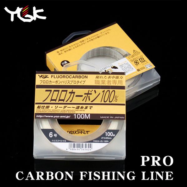 

japan imported ygk 100m 100% super strong true fluorocarbon fishing line carbon line front wireway transparent monofilament
