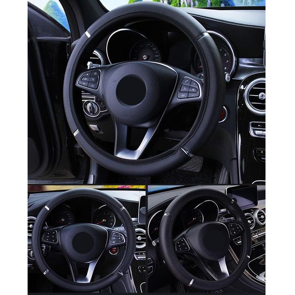 

for 37-38cm foamed leather car steering wheel protective cover anti-skid case 1x
